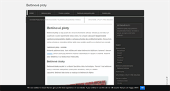 Desktop Screenshot of ploty-betonove.sk